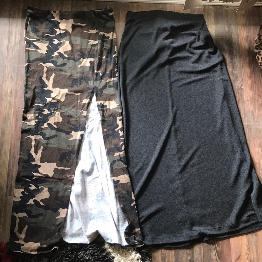 2 maxi skirts